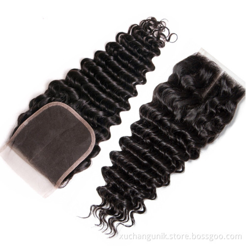 Uniky Wholesale Loose Deep Human Hair Top Quality Extension Bundles Brazilian Human Hair Weave Most Expensive Remy Hair